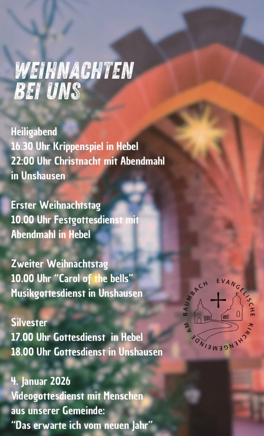 ev Gottesdienste Weihnachten 2025
